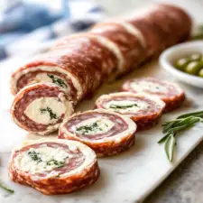Cream Cheese Salami Roll Ups