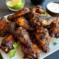 Baked Jamaican Jerk Chicken Wings
