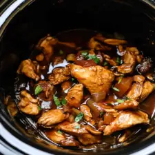 Crock Pot Bourbon Chicken