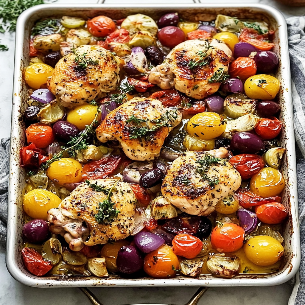 Greek Sheet Pan Chicken