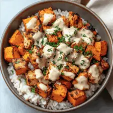 Chicken and Sweet Potato Rice Bowl