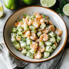 Cucumber Shrimp Salad