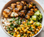 Irresistible Honey Chipotle Chicken Bowls with Corn Salsa