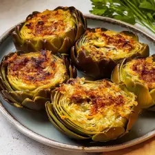 Italian Stuffed Artichoke Hearts
