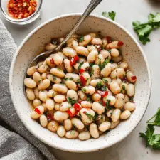 Marinated White Beans