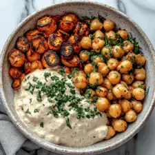 Roasted Chickpea and Veggie Bowl