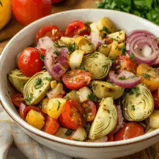 Tuscan Artichoke Tomato Salad
