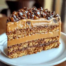 Gooey Coffee Caramel Cake
