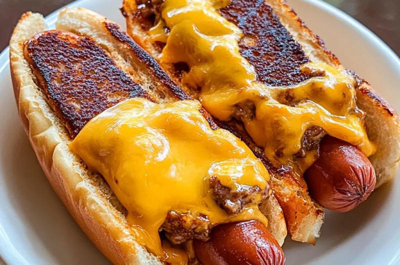 Air Fryer Grilled Cheese Hot Dogs
