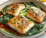 Irresistible Asian-Style Keto Braised Cod with Bok Choy