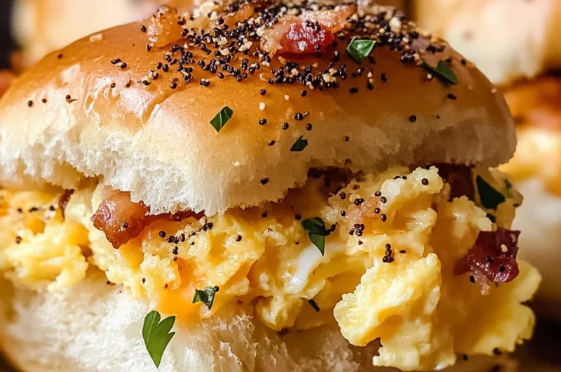 Bacon Egg and Cheese Breakfast Sliders