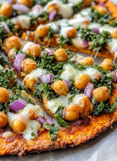 Barbecue Chickpea Pizza with Crispy Kale + Cilantro Lime Aioli