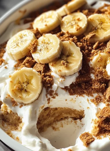 Biscoff Banana Pudding