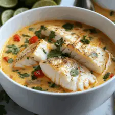 Coconut Lime Fish Soup