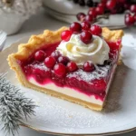 Cranberry Custard Pie Recipe