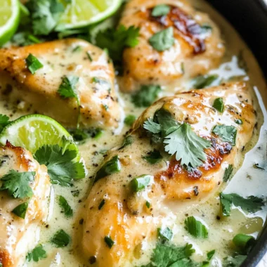 Creamy Coconut Lime Chicken