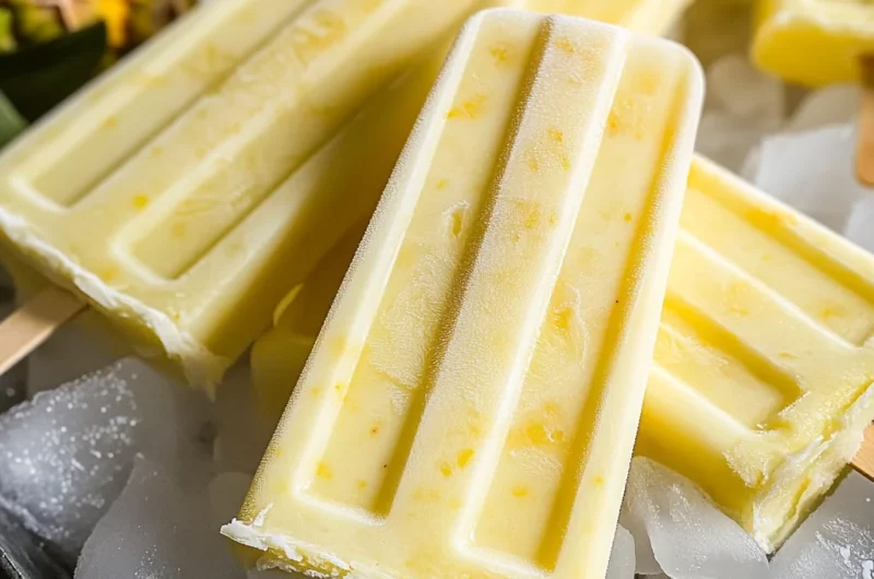 Dole Whip Popsicles