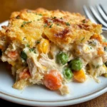 Easy Chicken Cobbler Dinner Casserole