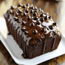 Hot Fudge Brownie Bread