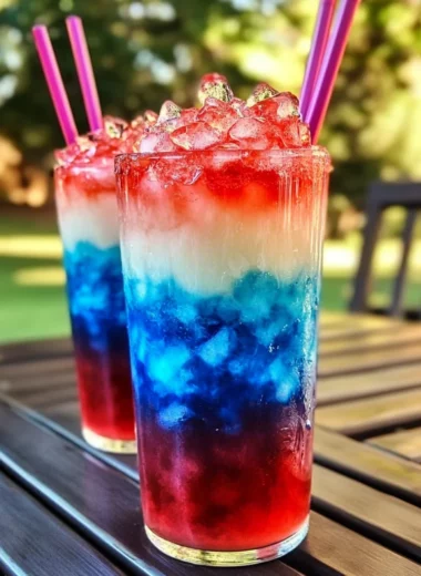 July 4th Layered Drinks Recipe