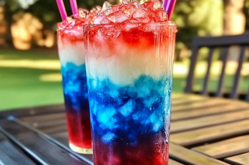 July 4th Layered Drinks Recipe