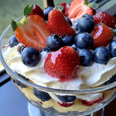 Layered Berry Trifle