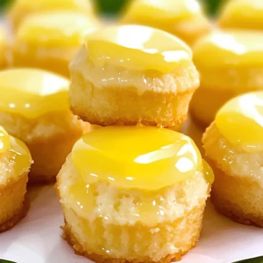 Lemon Drop Mini Cakes