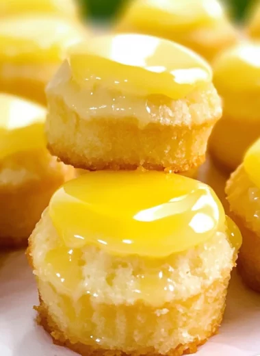 Lemon Drop Mini Cakes