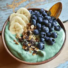 Ocean Smoothie Bowl with Blue Spirulina