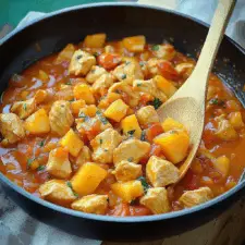 Peach Chicken Picante