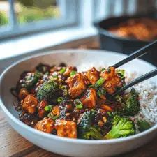 Sticky Broccoli & Tofu Stir-Fry