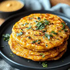 Savory Red Lentil Pancakes