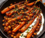 Irresistible Spicy Maple Roast Carrots with Chickpeas