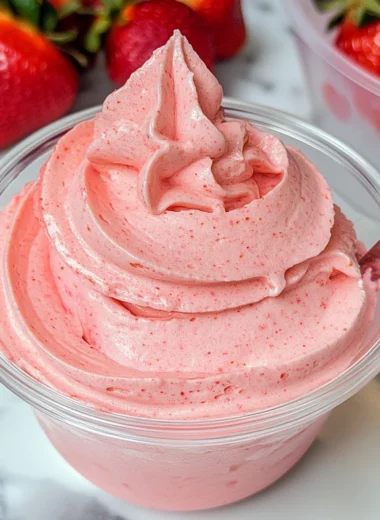 Strawberry Mousse Cake Filling
