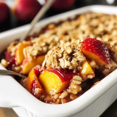 Strawberry Peach Crisp