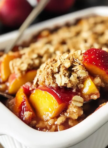 Strawberry Peach Crisp