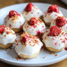 Strawberry Shortcake Bites