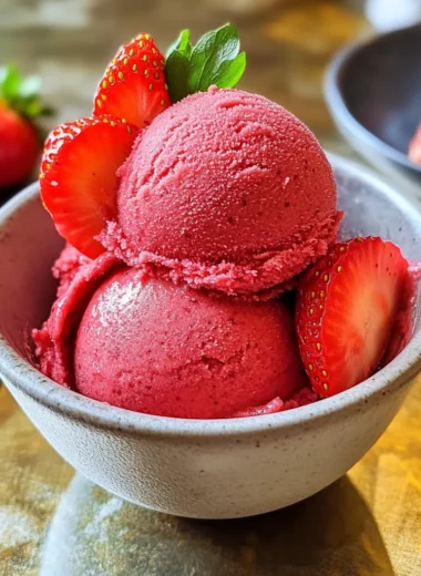 Strawberry Sorbet