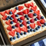 Sugar Cookie Flag Fruit Pizza
