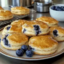 Sweet Blueberry Biscuits