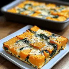 Sweet Potato & Spinach Bake