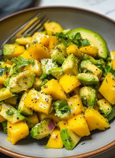 Avocado Mango Salad