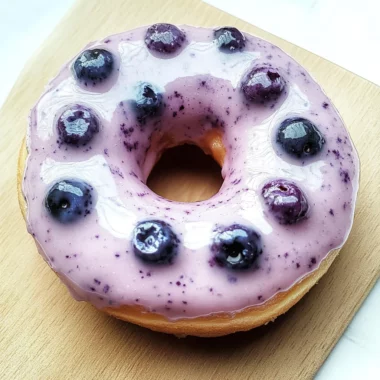 Blueberry Cake Donuts