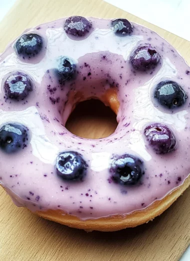 Blueberry Cake Donuts