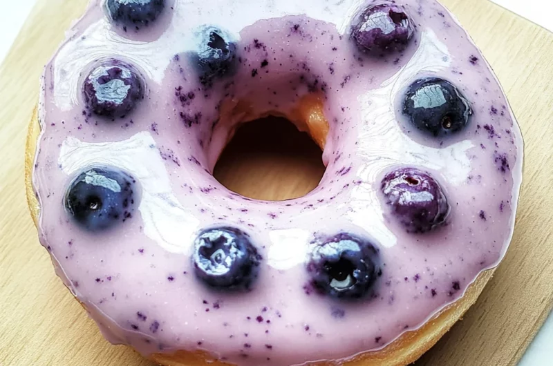 Blueberry Cake Donuts