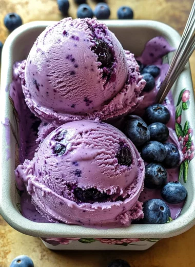 Blueberry Ice Cream