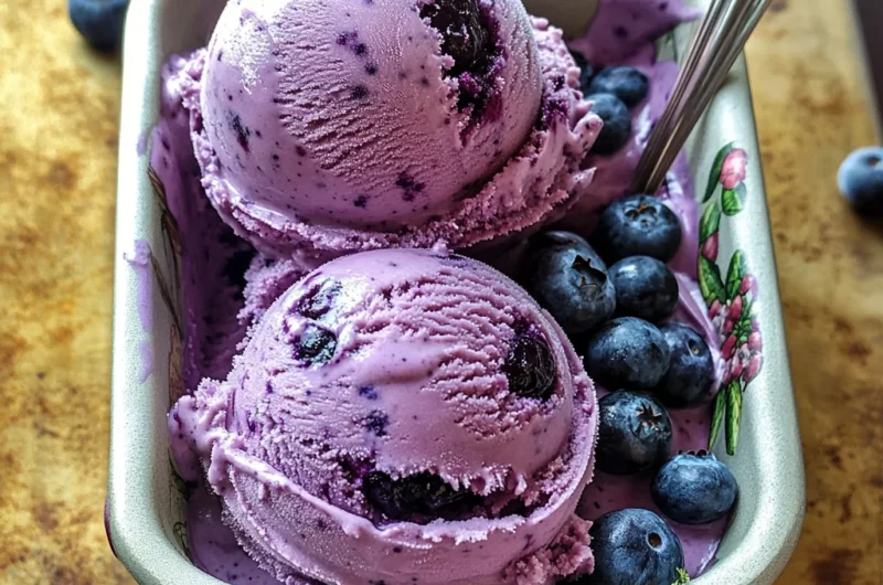 Blueberry Ice Cream