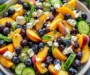 Blueberry Peach Feta Salad