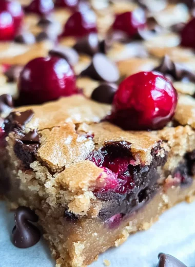 Chocolate Chip Cherry Bars