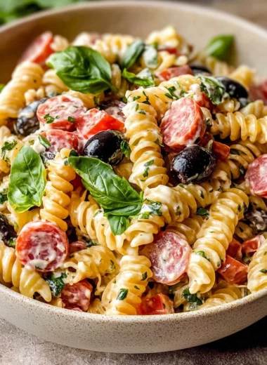 Creamy Italian Pasta Salad